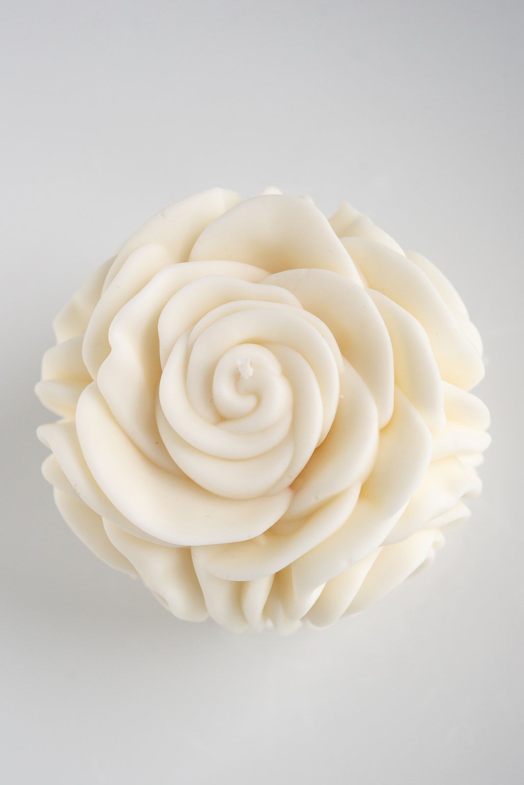 Vela de flor de rosa / Vela decorativa hecha a mano de verano de moda / Vela en forma de pilar / Decoración interior estética / Vela vegana