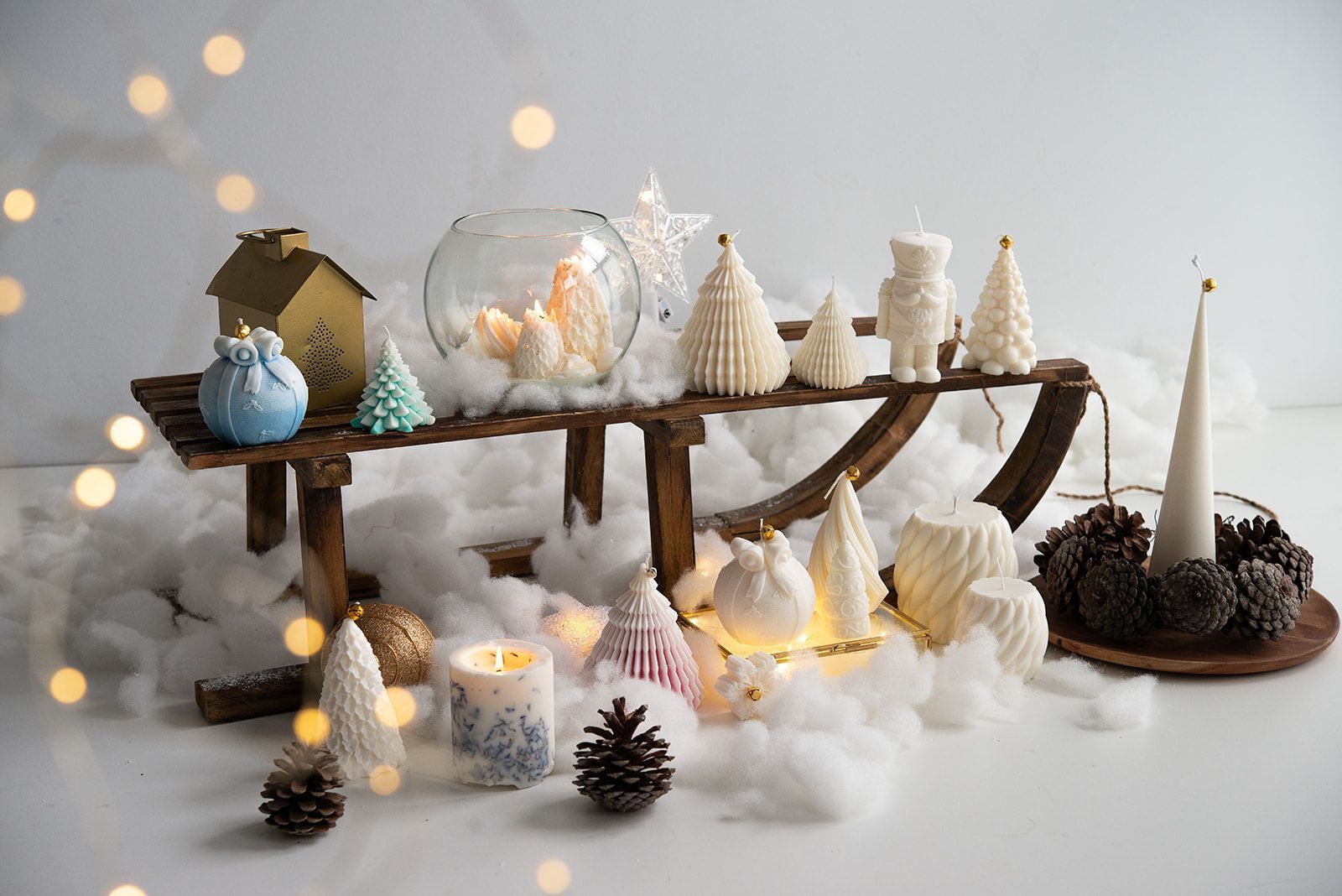 Velas cónicas / Velas altas de pilar / Velas de mesa / Velas para cenas / Velas decorativas / Velas elegantes