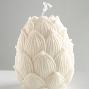 Vela de flor de loto | Vela de flor de loto | Velas hechas con cera de colza | decoración del hogar